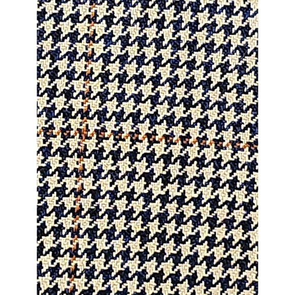 Nautica Neptune Sport Jacket/Blazer Men's 42R Beige Blue Houndstooth Wool Canada - Picture 14 of 14